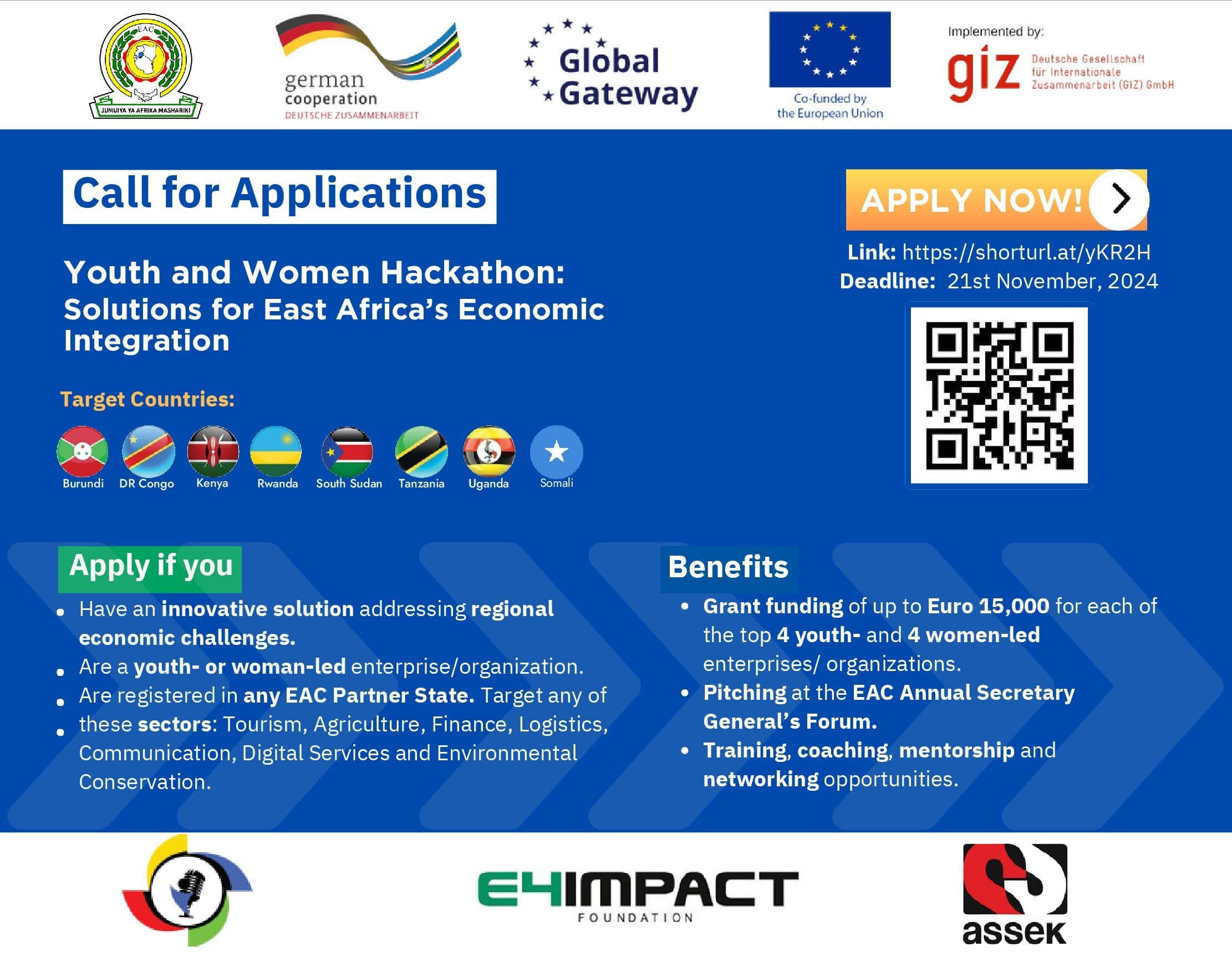 Opportunity Alert: Level Up East Africa – Join the Youth & Women Hackathon for Change!